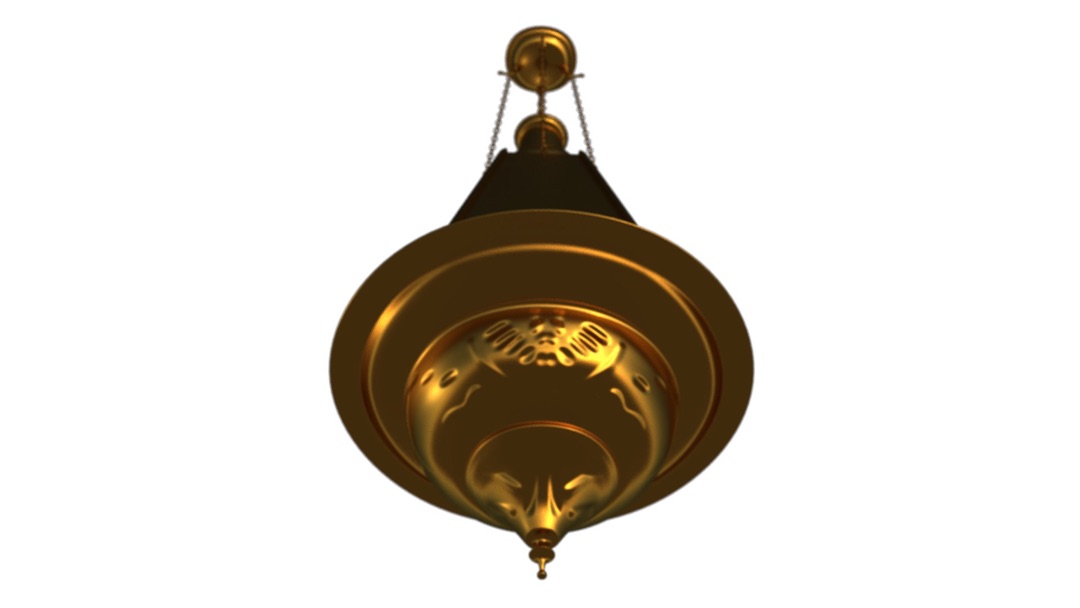 3 render of a lantern